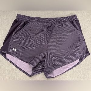 Women’s under armor running shorts, size small